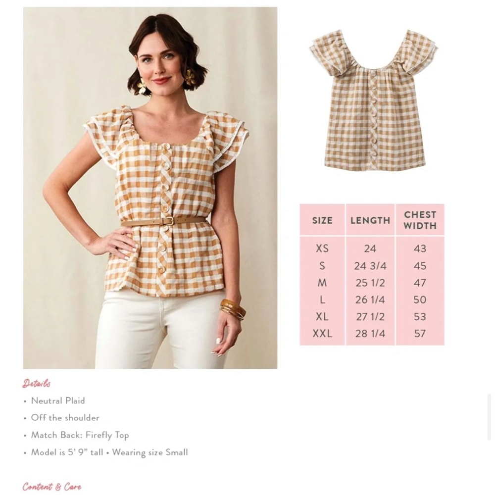 Matilda Jane shirt size L NWT